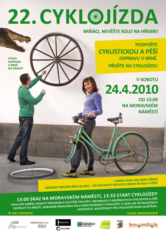 Pozvánka Cyklojízda – Den Země 2010